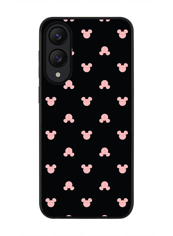 Stylizedd غطاء لهاتف سامسونج جالاكسي S25 إيدج، حماية كاميرا نحيفة، غطاء هاتف مقاوم للصدمات - طباعة ميكي