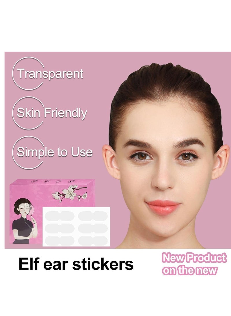 SYOSI ملصق تصحيح الأذن، محلول تصحيح الأذن التجميلي للأذن البارزة، ملصقات أذن Elf تحل مشكلة الأذن الكبيرة 30 قطعة  - Image 2