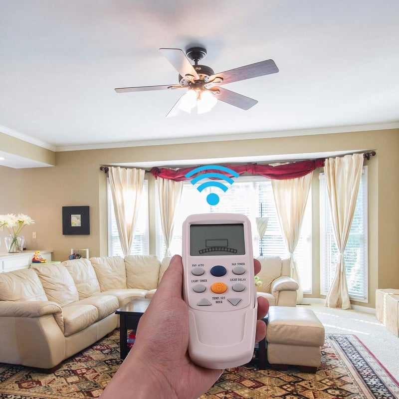 Eogifee Ceiling Fan Remote Control of Replacement of Hampton Bay FAN9T Thermostatic Remote Control with Fan Timer Only Remote - Image 5