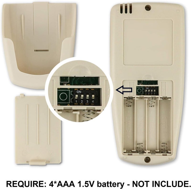 Eogifee Ceiling Fan Remote Control of Replacement of Hampton Bay FAN9T Thermostatic Remote Control with Fan Timer Only Remote - Image 2