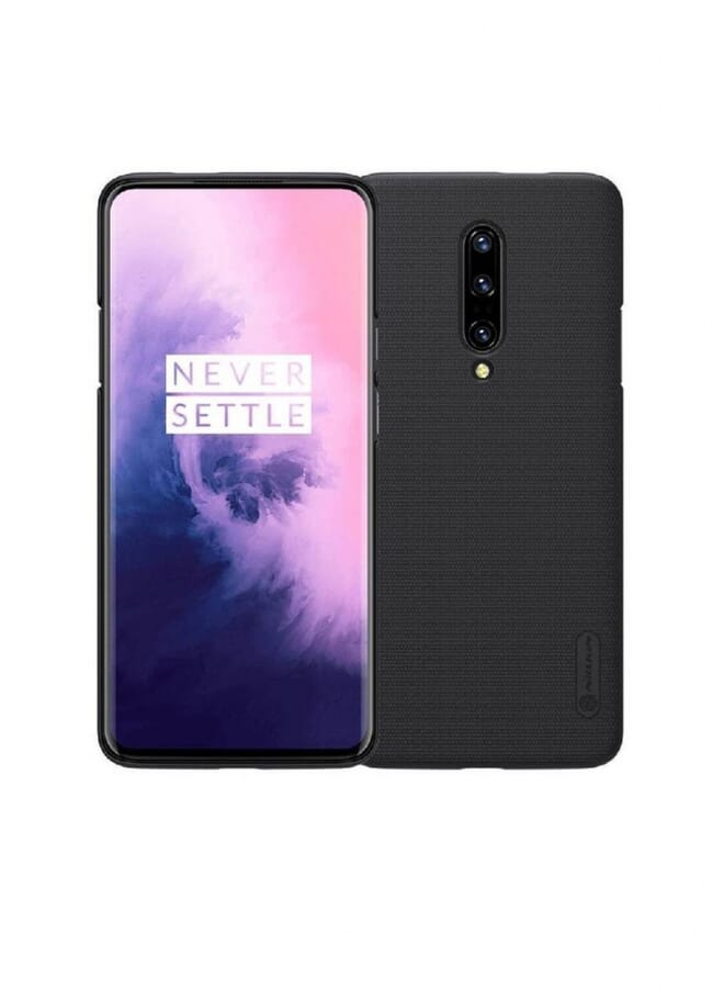 Nillkin Super Frosted Shield Hard Back Case Cover For Oneplus 7 Pro Black - Image 1