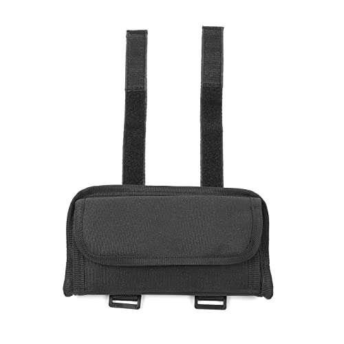 SQQP Roll Bar Sunglasses Holder Storage Bag for Jeep Wrangler JK TJ CJ YJ JKU JL JLU Unlimited 2/4 Door & Gladiator JT (Black) - Image 1