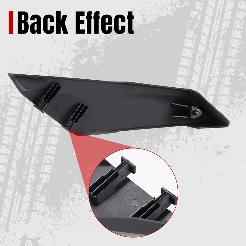 A & UTV PRO X3 Lateral Gas Cap Cover for Can Am Maverick X3 (2017-2021) - Right Hand Side Panel, Black - Image 4