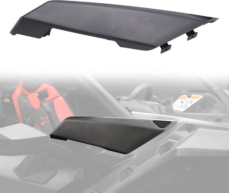 A & UTV PRO X3 Lateral Gas Cap Cover for Can Am Maverick X3 (2017-2021) - Right Hand Side Panel, Black - Image 1