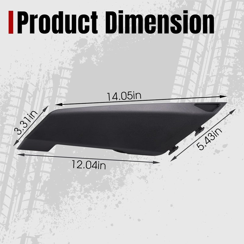 A & UTV PRO X3 Lateral Gas Cap Cover for Can Am Maverick X3 (2017-2021) - Right Hand Side Panel, Black - Image 5