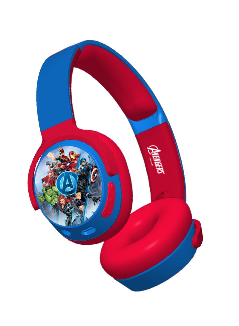 Volkano Marvel Avengers Kids Bluetooth Wireless Headphones – Foldable Stereo Headset with 85dB Volume Limit, Mic, AUX/TF Support, 40mm Drivers, Type-C Charging - Image 4