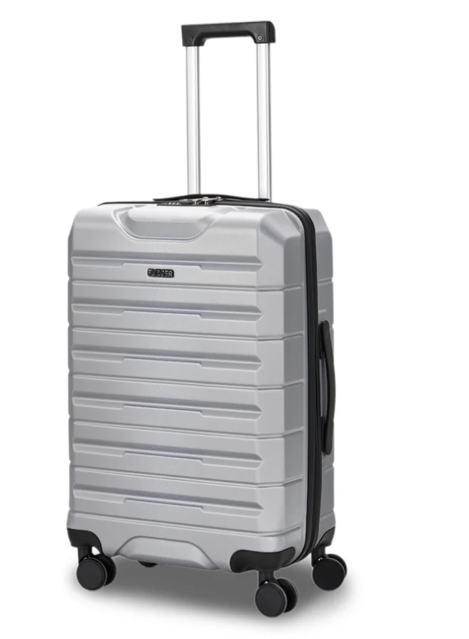 LIMRA Travel bags hard Luggage set 3 pieces size 28/24/20 inch Silver
