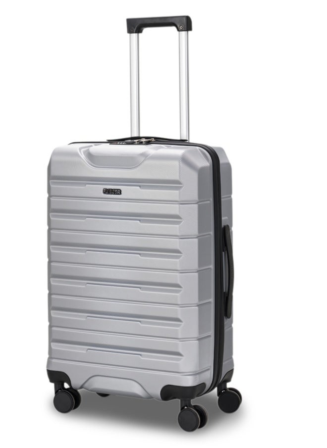 LIMRA Travel bags hard Luggage set 3 pieces size 28/24/20 inch Silver  - Image 2