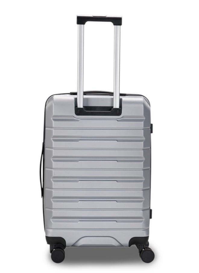 LIMRA Travel bags hard Luggage set 3 pieces size 28/24/20 inch Silver  - Image 4