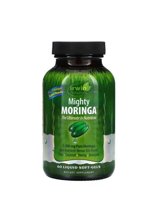 Irwin Naturals Mighty Moringa 60 Liquid SoftGels  - Image 1