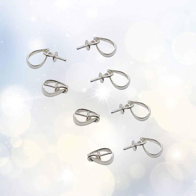 كلاراكو Klarako 8 قطع قلادة تثبيت دبوس مجوهرات موصلات المشابك المسمار دبوس العين موصل الكفالة الخرز موصلات الخرز الكفالة قلادة الكفالة دبوس الكفالة الكفالة أقراط الكفالات أبازيم البطيخ سحر S925 حقيبة - Image 4