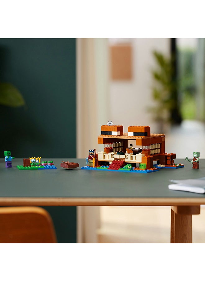 LEGO - Minecraft The Frog House Building Toy, Gift for Girls and Boys & Kids aged 8 Plus Years Old, Gaming Construction Set with Characters and Animal Mob Figures 21256 (400 pieces) - Image 1