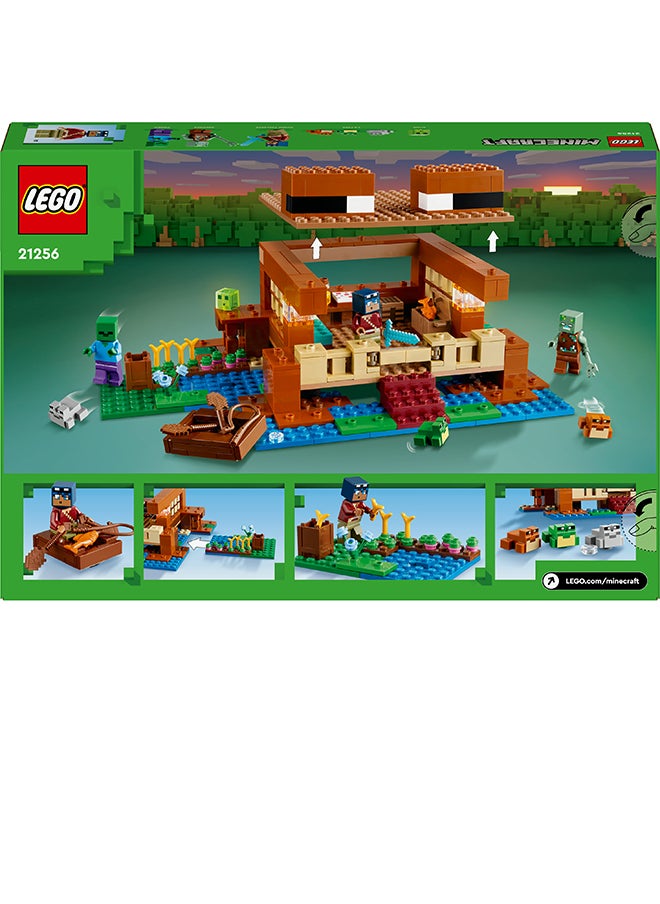 LEGO - Minecraft The Frog House Building Toy, Gift for Girls and Boys & Kids aged 8 Plus Years Old, Gaming Construction Set with Characters and Animal Mob Figures 21256 (400 pieces) - Image 1