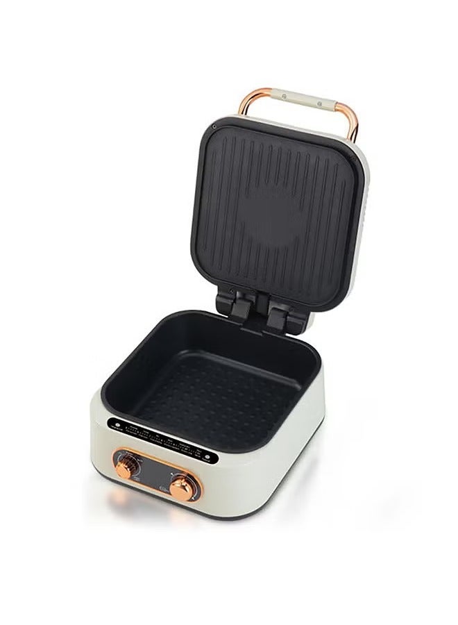 XiuWoo Multifunctional Electric Pot Baking Pan Household Pancake Machine Hot Pot Frying Non stick Cooker, Adjustable Temperature, Detacable, for Pancake, Pan, Hot pot, Breakfast - Image 5