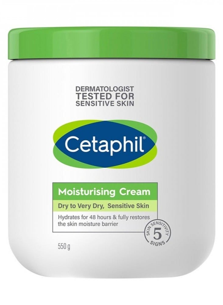 Cetaphil Moisturizing Cream for Face and Body 550g 550grams