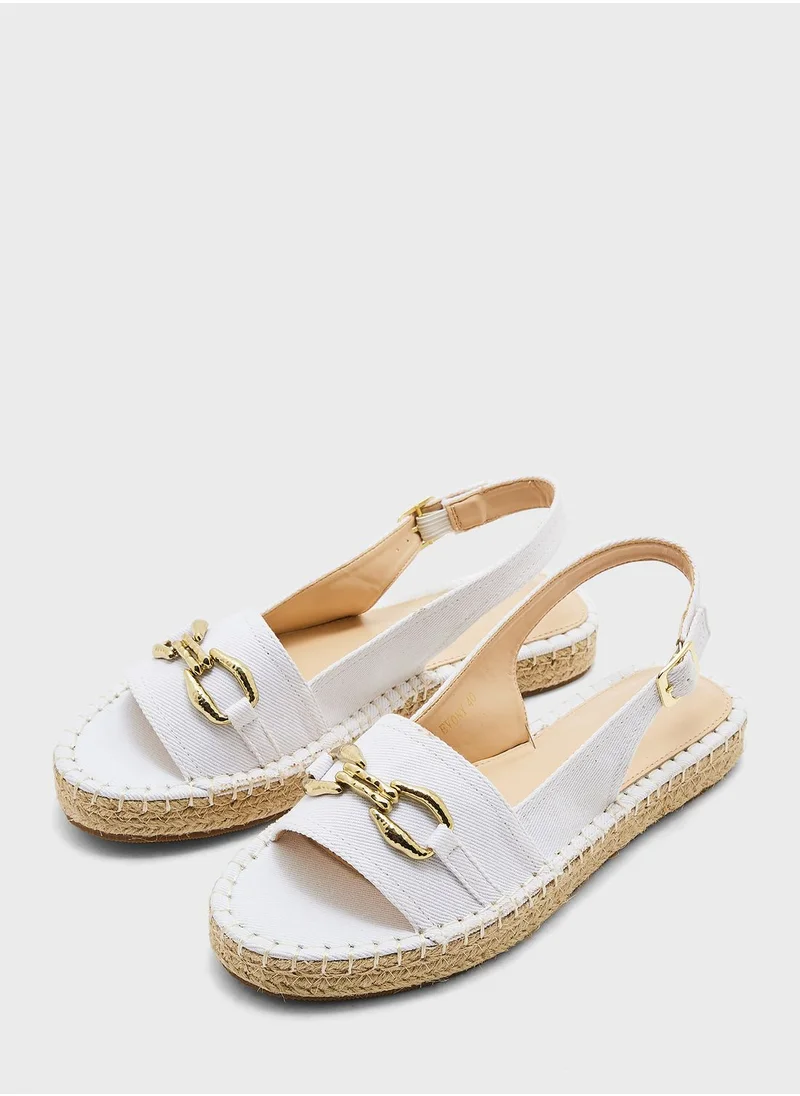 ELLA Slinbgack Horsbit Espadrille Sandal