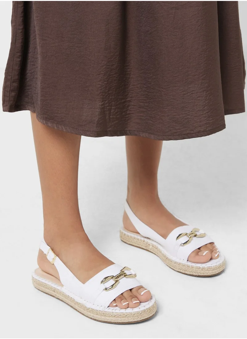 ELLA Slinbgack Horsbit Espadrille Sandal
