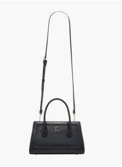 Le Confort Women's Monogram Print Tote Bag with Detachable Strap and Zip Closure  - Image 2