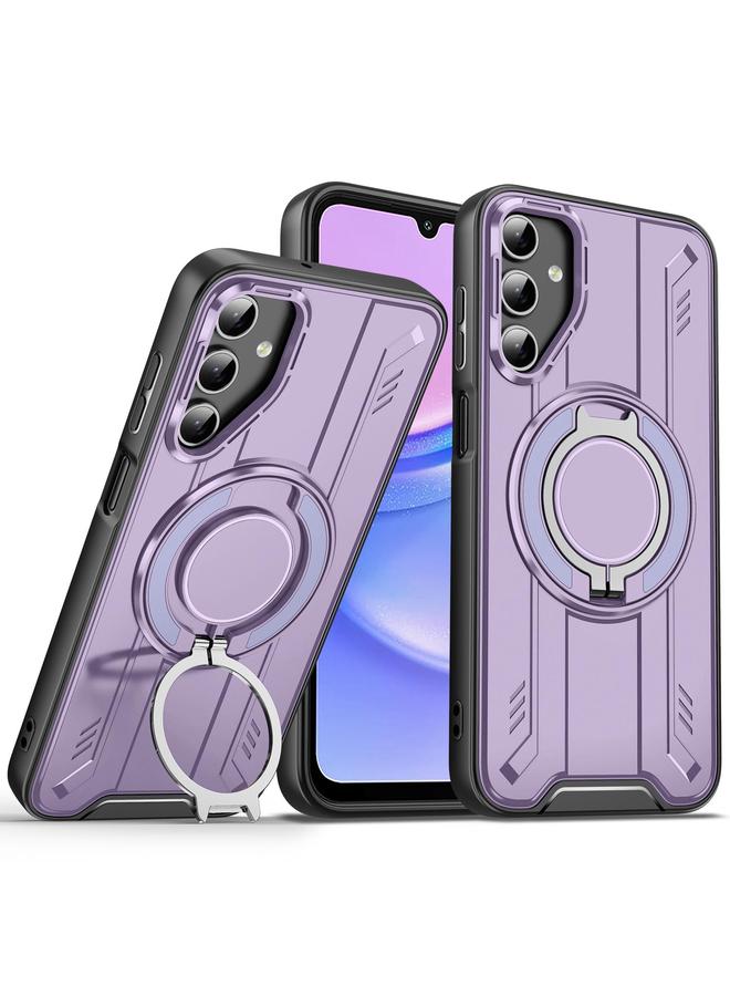 S-TOP Case For Samsung Galaxy A15 5G / 4G Rotating Ring Holder Magnetic MagSafe Phone Case - Image 1