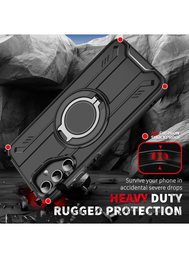 S-TOP Case For Samsung Galaxy A15 5G / 4G Rotating Ring Holder Magnetic MagSafe Phone Case - Image 2