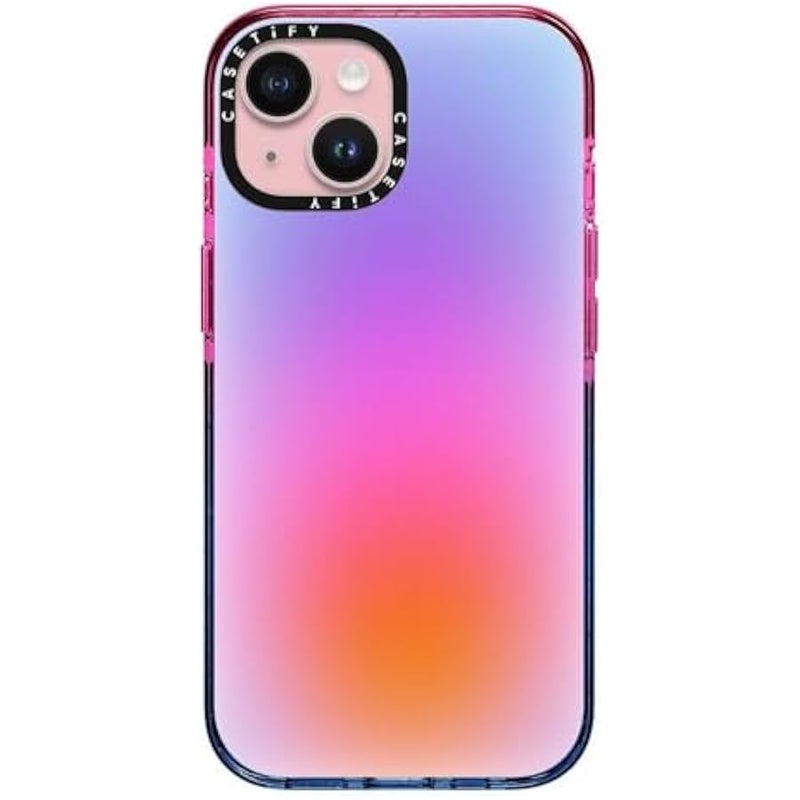 Casetify Impact iPhone 15 Case 【4X Military Grade Drop Tested / 8.2ft Drop Protection/Compatible with Magsafe】 Color Cloud - Cotton Candy - Image 1