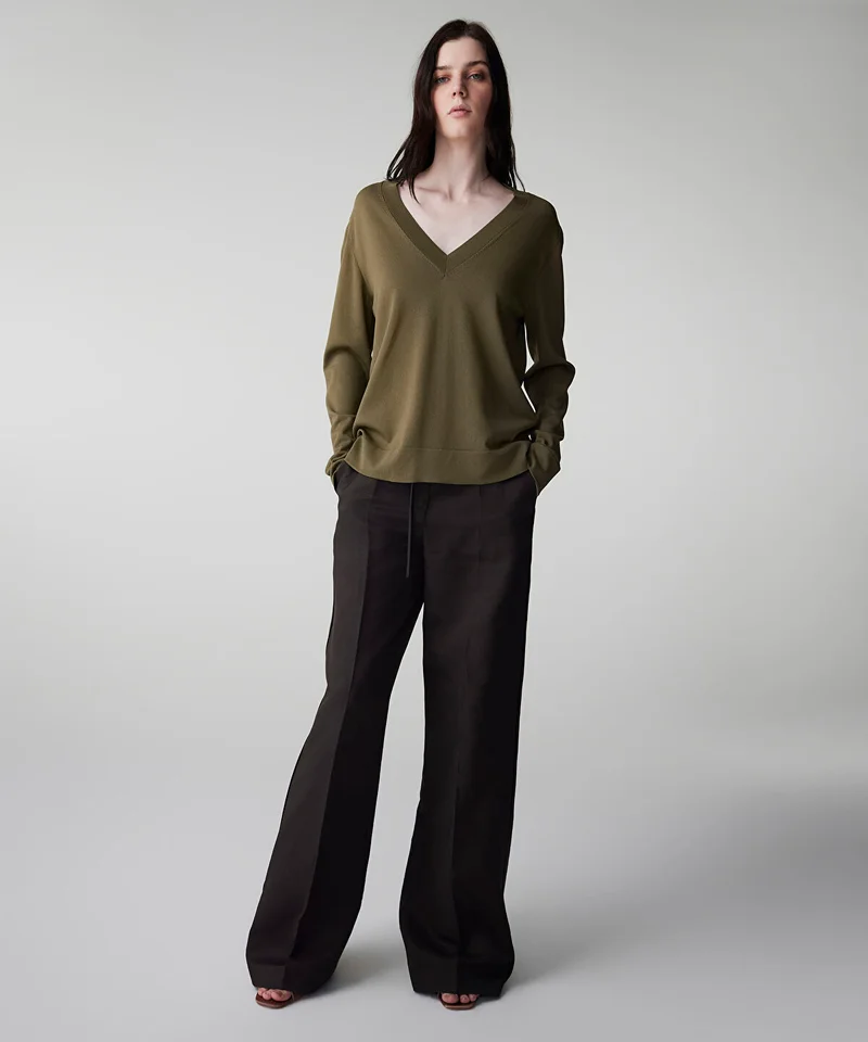 Ipekyol V-Neck Basic Knit Top