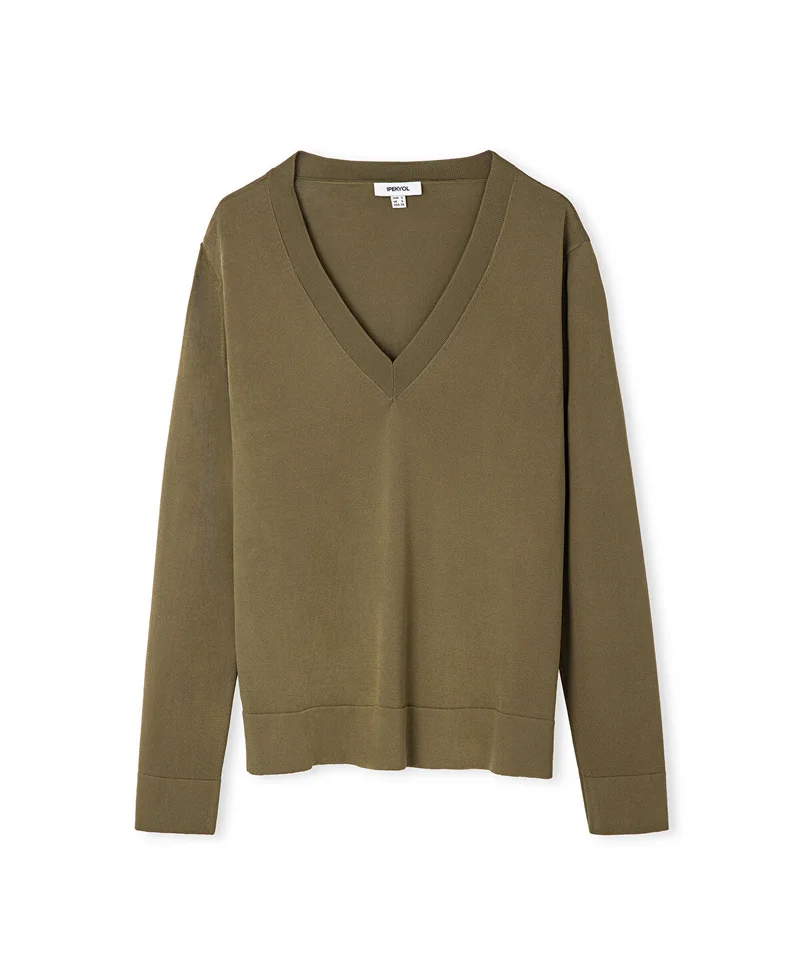 Ipekyol  V-Neck Basic Knit Top for Women | Best Price UAE