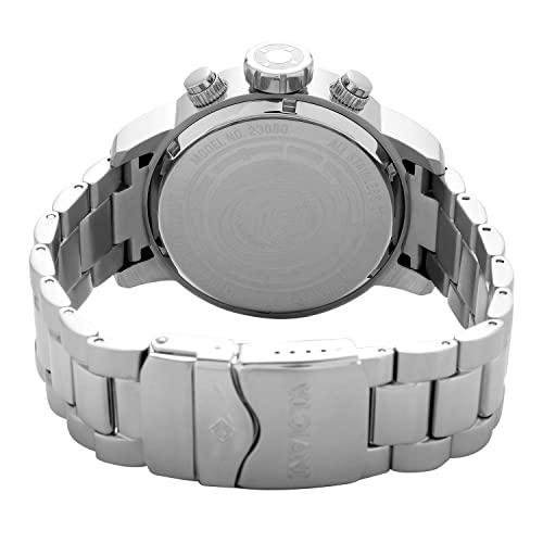 Invicta Men's S1 Rally Stainless Steel Quartz Watch with Stainless-Steel Strap, Silver, 22 (Model: 23080) - Image 4