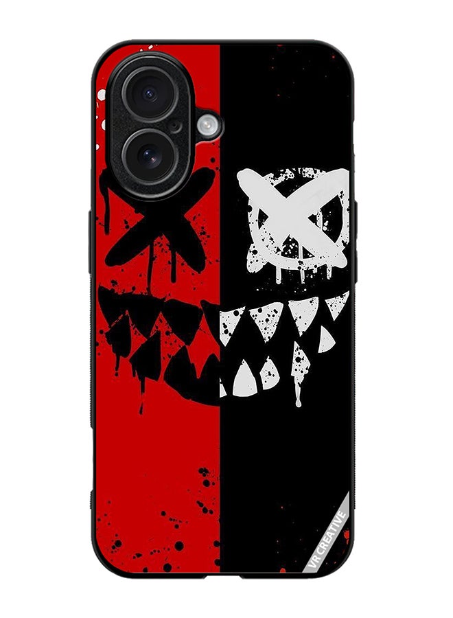 Protective Case Cover For Apple iPhone 17 Neon Square Design Multicolour