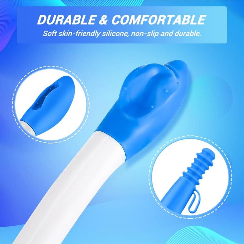 Victop Toilet Aids Tools Folder Long Reach Comfort Wipe Victop Bottom Wiper Toilet Aids Buddy Toilet Tissue Aids for Motion Assistance Extends Reach Over 15.7" Grips Toilet Paper or Pre-Moistened Wipes (B) - Image 3