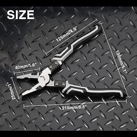 Cheet enterprise 5 in 1 Wire Pliers Cable Looping Splitting Cutting Pliers Electrical Stripping Tool Wire Stripper Crimping Tool - Image 4