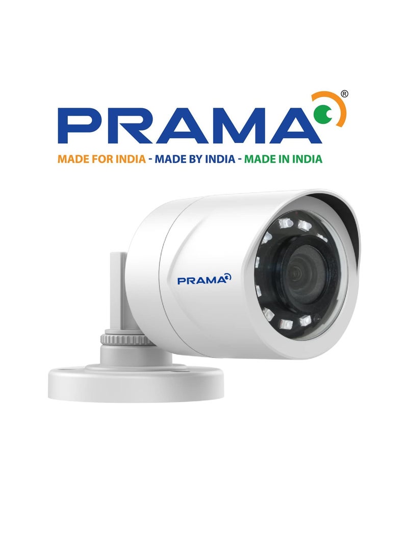 PRAMA Prama 2MP Full HD CCTV kit with 4 Channel DVR 4 Outdoor Cameras 1 TB HDD JK Vision WireSMPS and Required Accessories Motion Detection Black  - Image 2