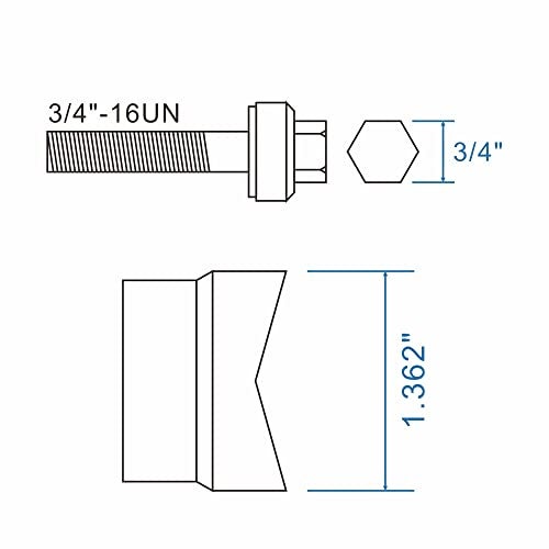 AMZCNC Manual Knockout Punch Kit, Heavy Duty Metal Sheet Knock Out Box Hole Cutter Conduit Punch Driver Die Set ((Conduit Hole Size) 1" Knockout Punch) - Image 5