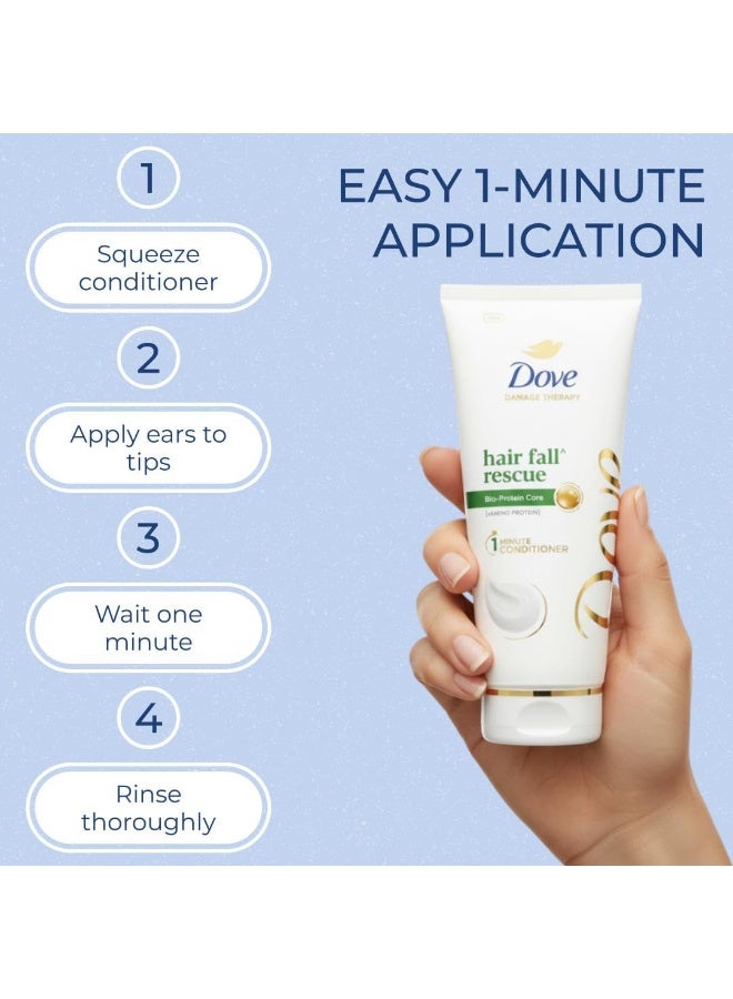 دوف بلسم دوف لإنقاذ الشعر من التساقط، لمدة دقيقة واحدة، مع بروتين حيوي وبروتين أميني للشعر الضعيف والمعرض للتكسر، لمدة تصل إلى 72 ساعة من الشعر القوي الذي يسهل فك تشابكه | 75 مل - Image 4