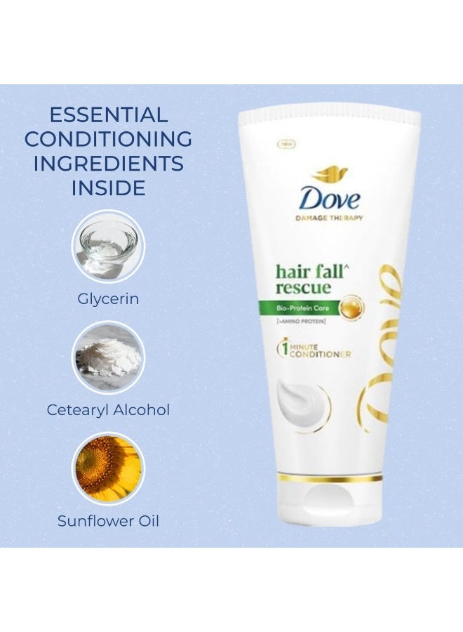 دوف بلسم دوف لإنقاذ الشعر من التساقط، لمدة دقيقة واحدة، مع بروتين حيوي وبروتين أميني للشعر الضعيف والمعرض للتكسر، لمدة تصل إلى 72 ساعة من الشعر القوي الذي يسهل فك تشابكه | 75 مل - Image 3