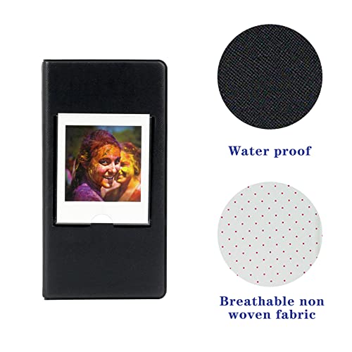 WOGOZAN 64 Pockets Album for Fujifilm Instax Square Film Photo Album SQ40 SQ1 SQ6 SQ10 SQ20 SP-3 Square Instant Film Camera (Black) - Image 2