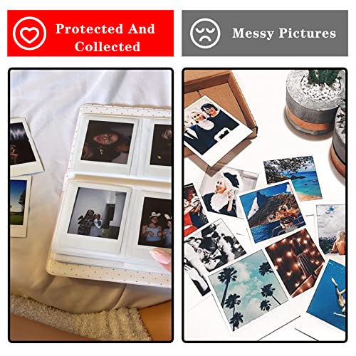 WOGOZAN 64 Pockets Album for Fujifilm Instax Square Film Photo Album SQ40 SQ1 SQ6 SQ10 SQ20 SP-3 Square Instant Film Camera (Black) - Image 4