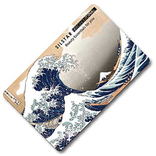 SILSTAR PROFESSIONAL Compact Card MirrorUnbreakable Acrylic Makeup Mirror Small Mirror Compact Pocket Mirror Slim MirrorKatsushika HokusaiThe Great Wave Off Kanagawa - Image 3