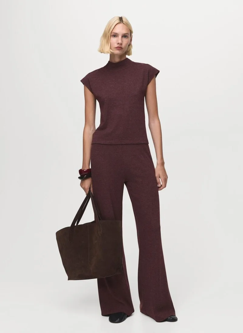 Mango  High collar T-shirt for Women | Best Price UAE