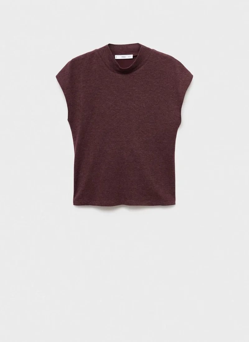 Mango  High collar T-shirt for Women | Best Price UAE