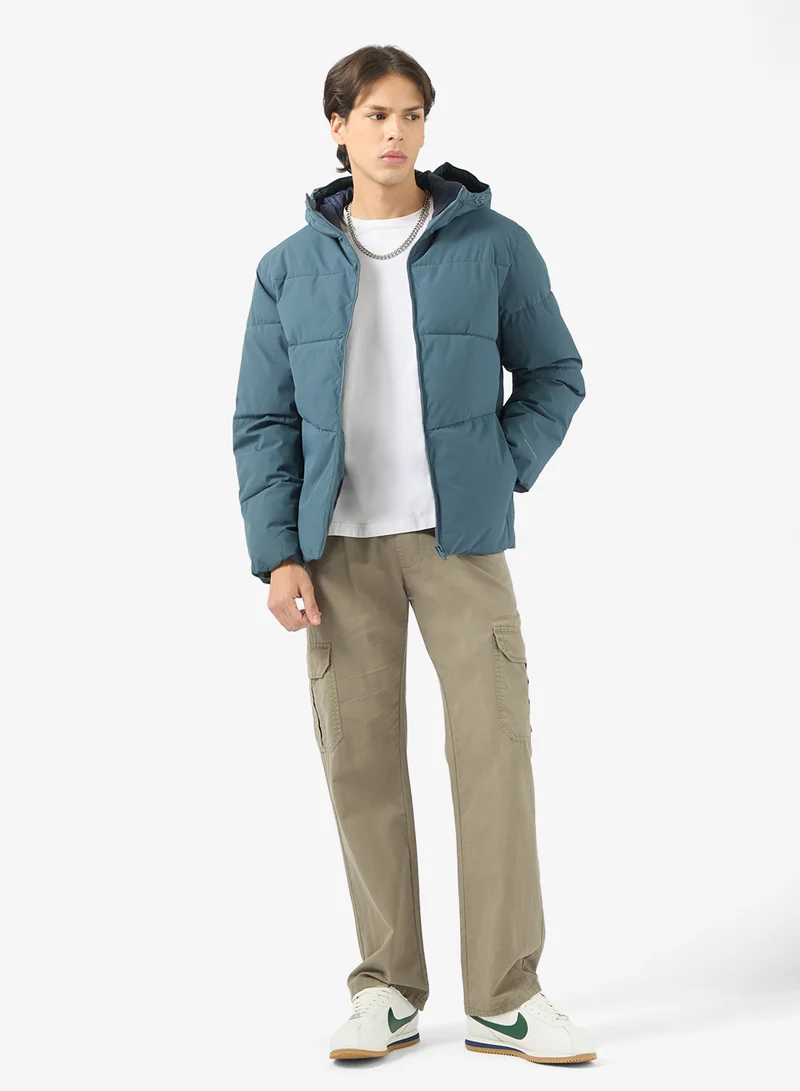 JACK & JONES Essential Puffer Jacket With Hood