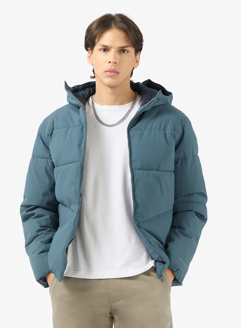 JACK & JONES Essential Puffer Jacket With Hood