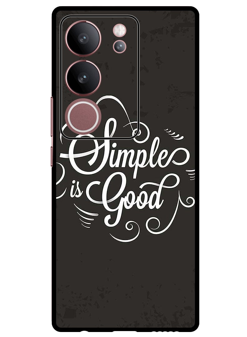 Theodor Protective Case Anti Scratch Shock Proof Bumper Cover For Vivo S17 - S17 Pro Simple Is Good - Image 1