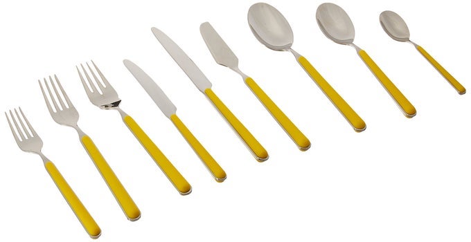 FANTASIA 54PIECE KITCHEN SET YELLOW