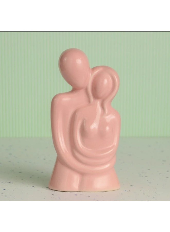 Couple Statue | "Thinking" Figurine Made Of Durable Resin | Small Home Decor Pieces For Living Room | Tabletop Art (Height 11 Cm)