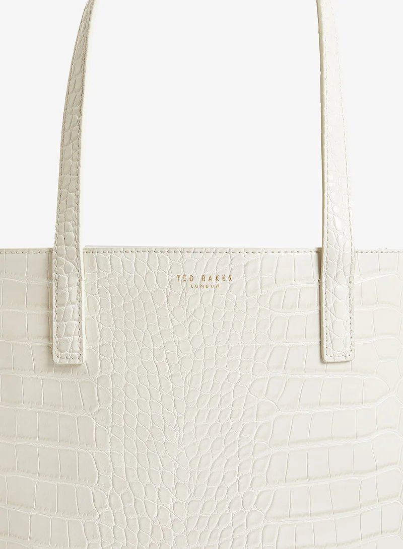 Ted Baker  Wellma Croc Effect Large Icon Tote for Women | Best Price UAE