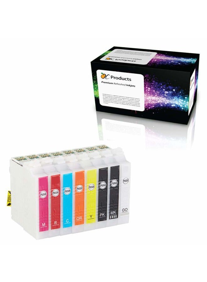 Remanufactured Ink Cartridge Replacement 8 Pack for Epson 324 for SureColor P400