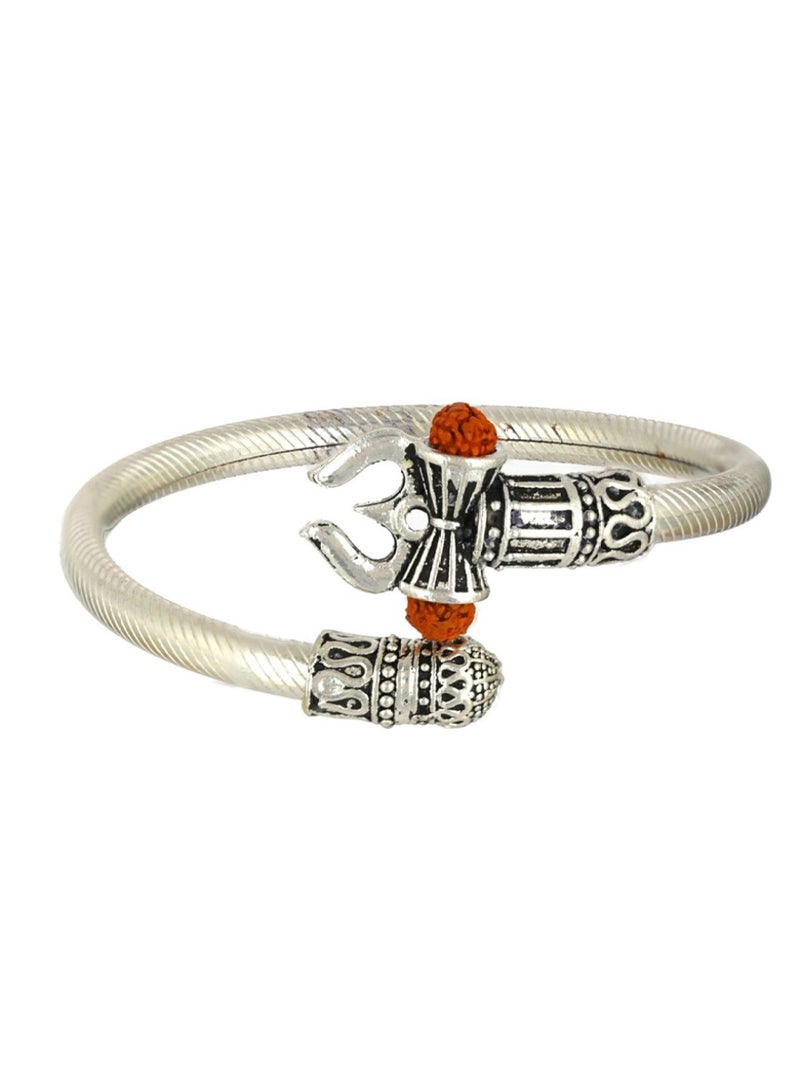 Priyaasi Men  Red German  Cuff Bracelet  - Image 2