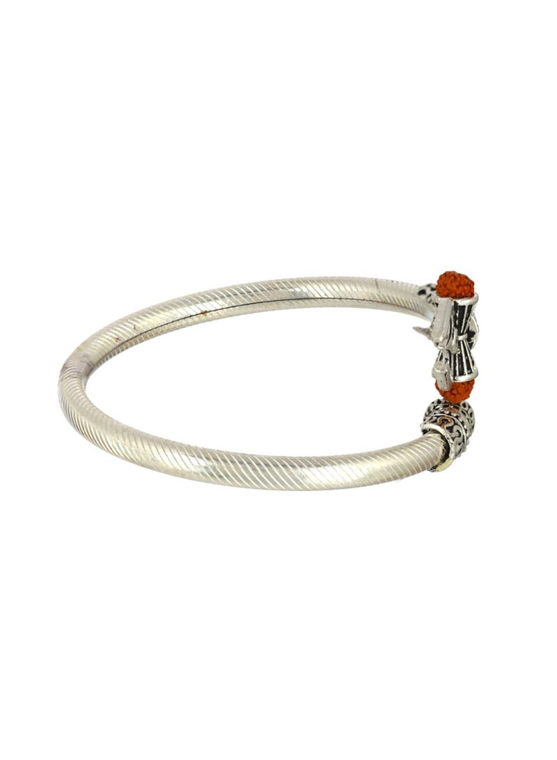 Priyaasi Men  Red German  Cuff Bracelet  - Image 3