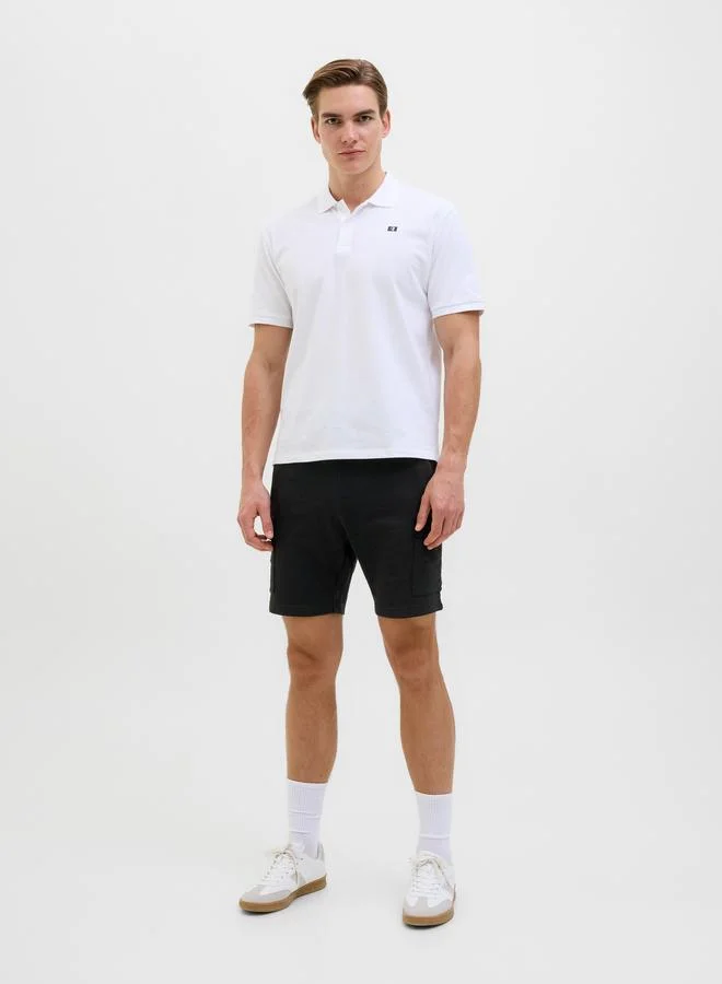 JJ Rebel JJ REBEL Mid Rise Regular Fit Cargo Shorts